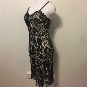 Crochet lace bodycon dress